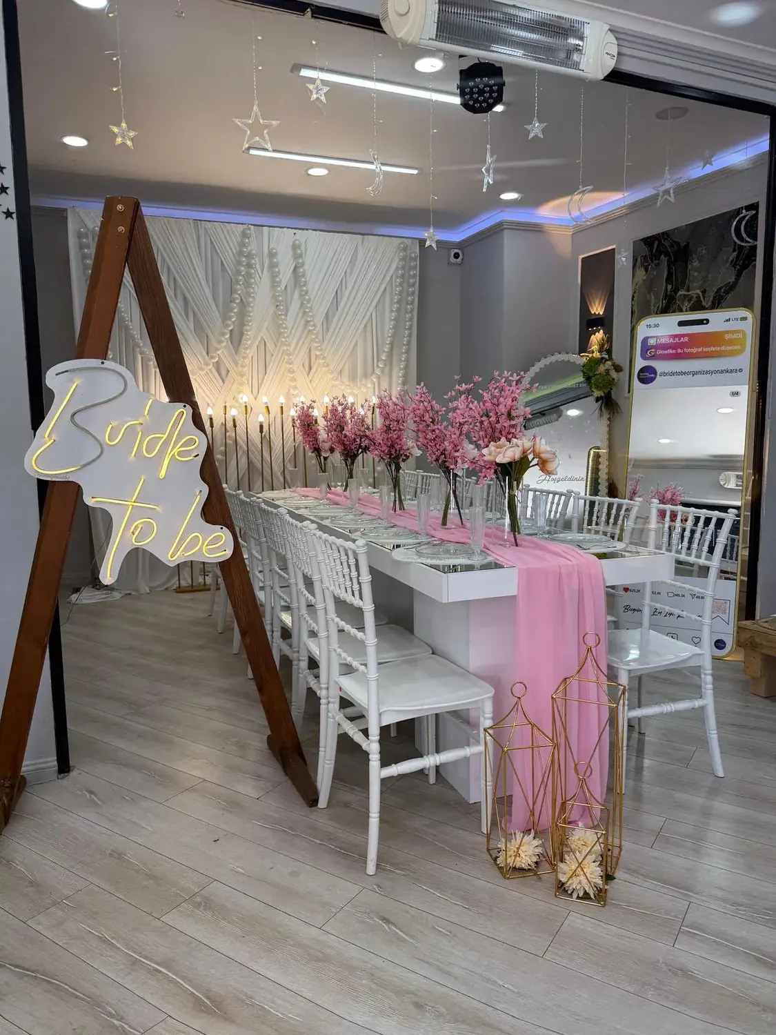 Bride to Be Ankara organizasyon alanı
